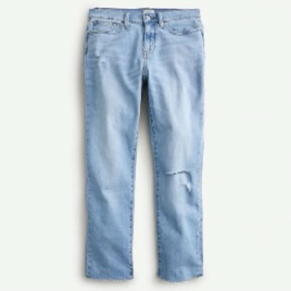 J.Crew Ripped Slim Boyfriend Jeans